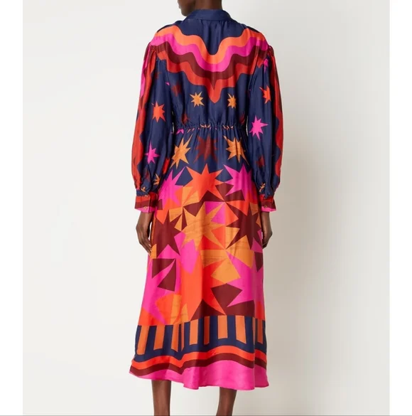 Farm Rio Maxi Shirt Dress - Picture 2 of 4